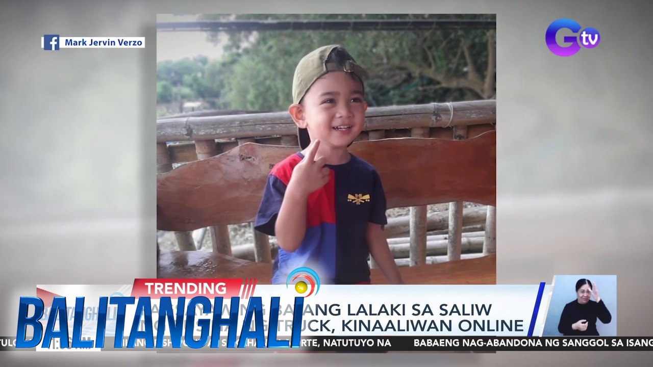 Pagsayaw ng batang lalaki sa saliw ng busina ng truck, kinaaaliwan online | BT