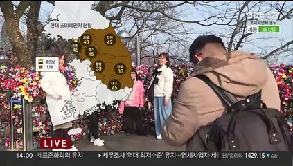 [날씨] 낮 기온 껑충, 초봄처럼 포근…초미세먼지 주의