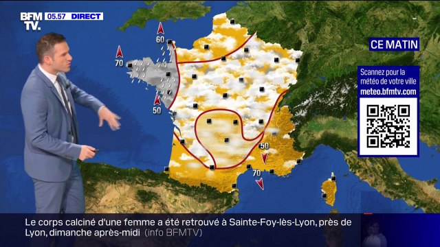 De la pluie attendue sur le nord-ouest du pays et une douceur dans le sud ce mardi