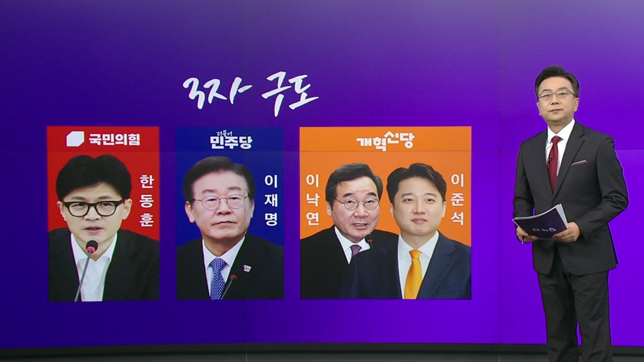 "운동권 특권세력 청산" vs "尹 추종 정치검사 청산"...이준석 "30석+∝" [...