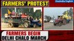 Farmers’ ‘Dilli Chalo’ Protest: Farmers move towards Shambhu Border in tractors | Oneindia News