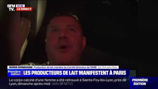 Ça fait 15 ans qu'on se bat, on ne s'arrêtera pas là : les producteurs de lait manifestent ce mardi devant l'Assemblée nationale