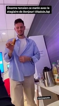 Benjamin Muller dévoile les coulisses de Bonjour ! sur Instagram