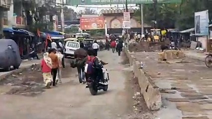 मदन महल स्टेशन के फ्लाईओवर निर्माण में तेजी, दिखने लगा आकर