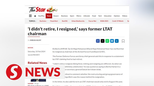 Khaled confirms ex-LTAT chairman resigned, not retired