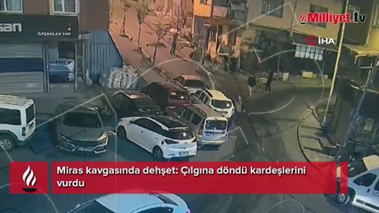 Miras kavgasında dehşet! Çılgına döndü kardeşlerini vurdu