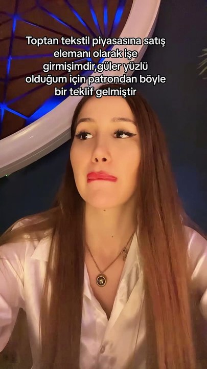 Patronundan aldığı ahlaksız teklifi böyle anlattı! Eleman mı sevgili mi arıyorlar…