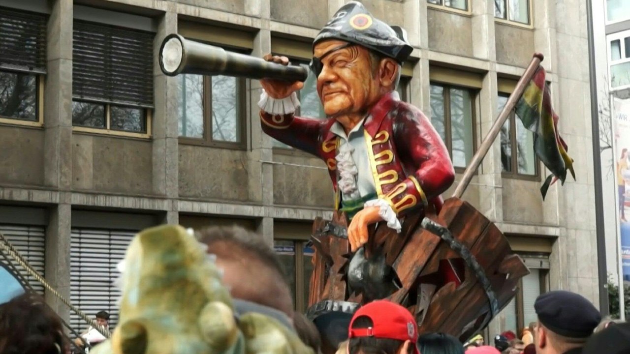 Rosenmontagszug in Mainz nahm deutsche Politiker aufs Korn