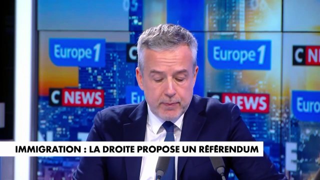 Référendum sur l'immigration : «Je ne suis pas du tout d'accord avec l'idée», déclare Éric Woerth
