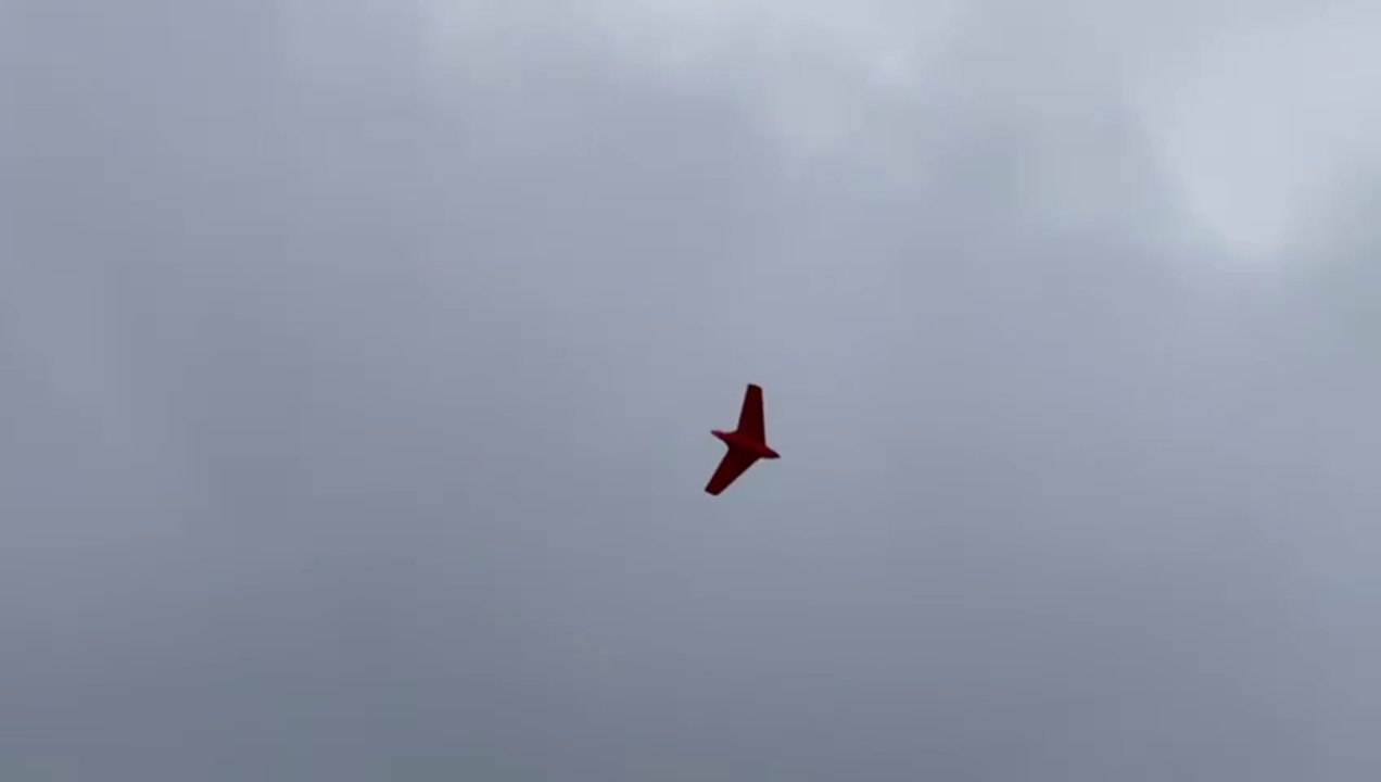 Me163, Hangflug am Südhang