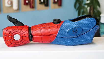 British children given Spider-Man bionic limbs by Marvel and Disney