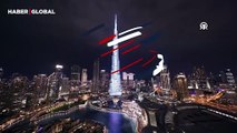Burj Khalifa’ya Türk Bayrağı yansıtıldı