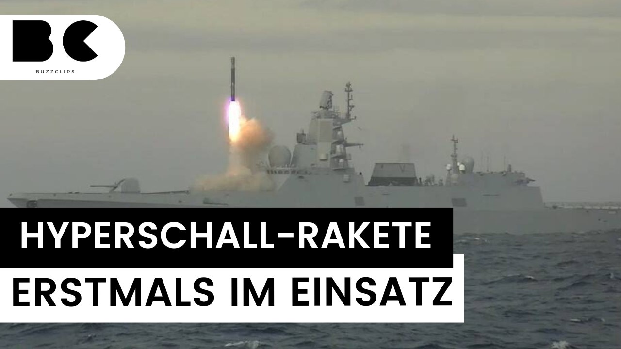 Russen feuern Zirkon-Hyperschall-Rakete erstmals ab
