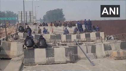 किसानों के आज 'दिल्ली चलो' मार्च,अंबाला में दिल्ली के शंभू बॉर्डर पर सुरक्षा बल तैनात