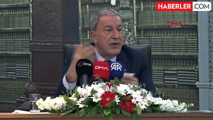 Hulusi Akar: Gazze'de katliam devam ediyor, 12 bin çocuk öldürüldü