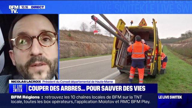 Thomas Lacroix (président du Conseil départemental de Haute-Marne): Ces arbres malades menacent de tomber sur les routes