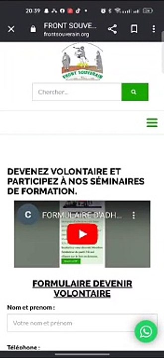 devenir volontaire