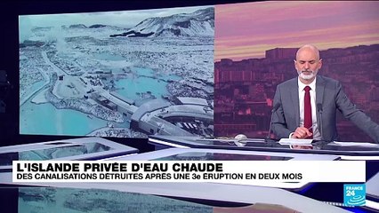 L'Islande privée d'eau chaude après une 3ème éruption en deux mois