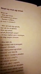 Nanay mun ag zman / Riffian poem