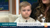 Mother claims slush drink caused four-year-old son to collapse and almost die