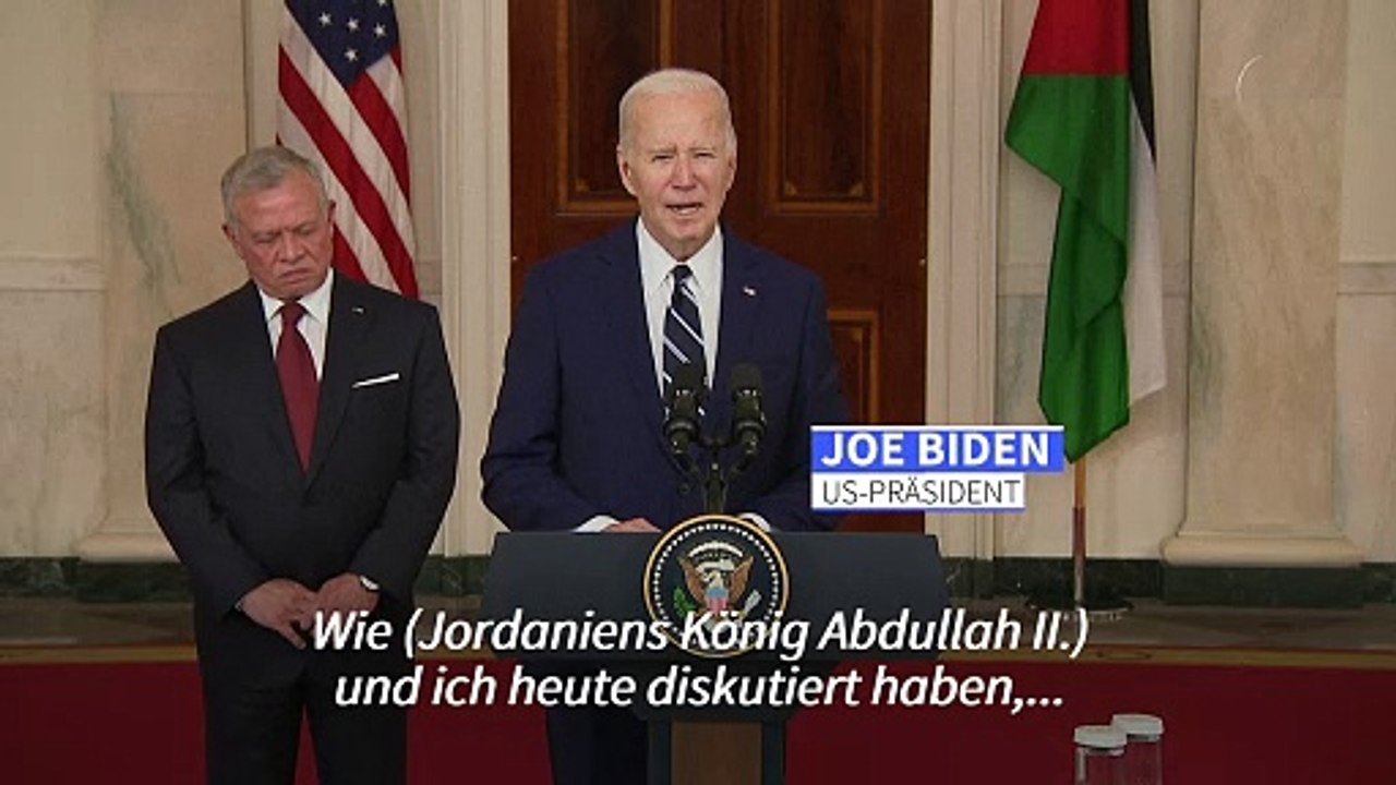 Biden will sechswöchige Feuerpause für Gazastreifen