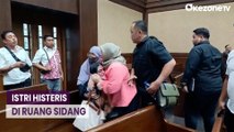 Sidang Kasus Penanganan Perkara di MA, Istri Histeris Dengar Tuntuan Suaminya
