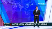 Kecewa TPS Dipindahkan ke Distrik Lain, Massa Bakar Kantor Distrik Bayabiru Papua