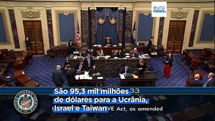 Senado dos EUA aprova pacote de ajuda à Ucrânia