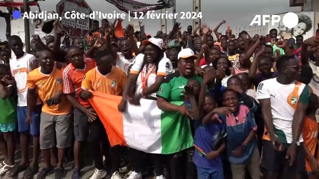 A Abidjan, parade triomphale pour les Eléphants champions d'Afrique