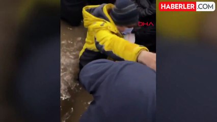 Antalya'da Alt Geçitte Mahsur Kalan Otobüsün Korku Dolu Anları