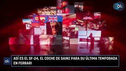 Así es el SF-24, el coche de Sainz para su última temporada en Ferrari