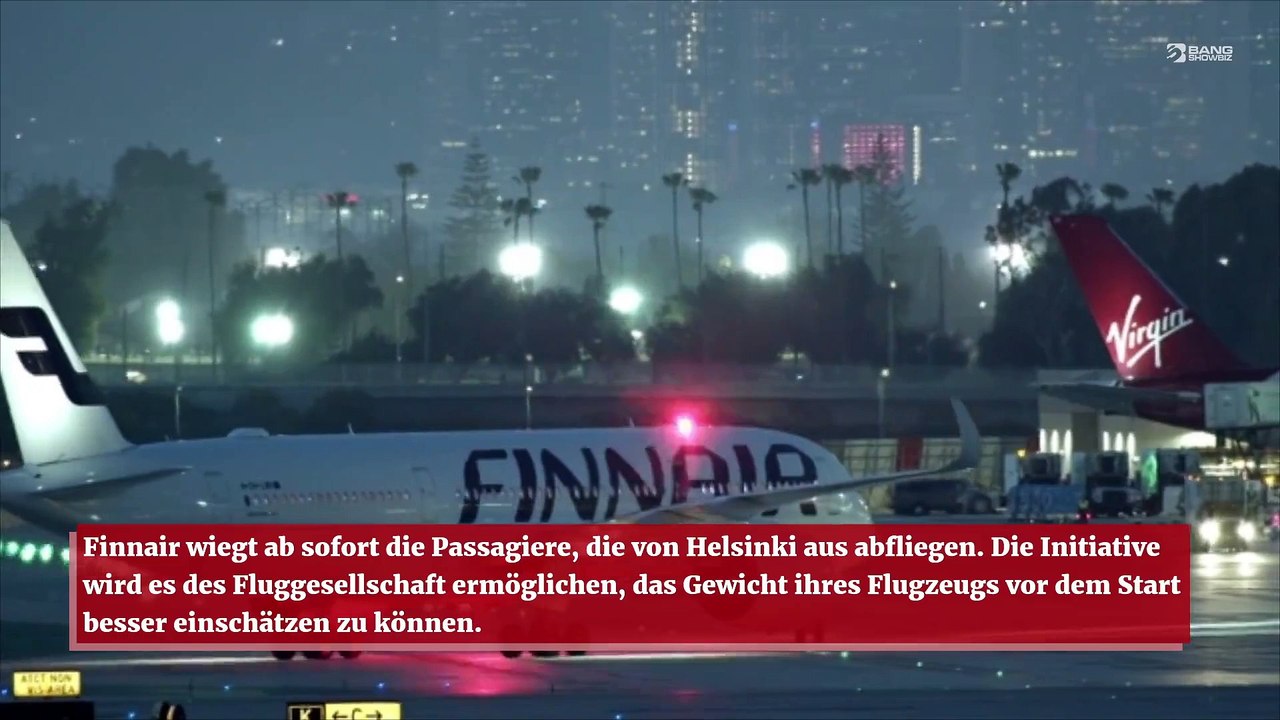 Fluggesellschaft lässt ihre Passagiere abwiegen