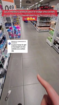 Classement des 4 meilleurs produits skincare chez action #classement #magasinaction #action #alvira #crème #visage #baveescargot #snailgel #skincare #routine