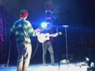 Chris Cornell and Superfan Gareth During Show