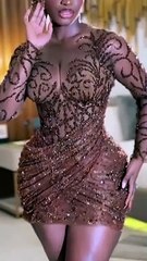 Stunning African Lace Dress For Women