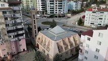 Tokat’ta uzay mekiği minareli cami dikkat çekiyor