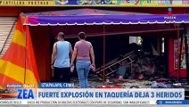 Explosión por acumulación de gas en Iztapalapa deja tres heridos