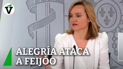 Pilar Alegría ataca a Feijóo desde el Consejo de Ministros: "La mentira es el único proyecto político del Partido Popular"