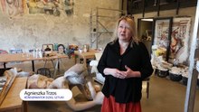 Dziennik Zachodni / Renowacja rzeźby z Chorzowa / reporter Karina Trojok