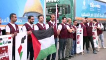 انطلاق القافلة الرابعة للمساعدات الإنسانية والإغاثية لقطاع غزة استجابة لتوجيهات الرئيس السيسي