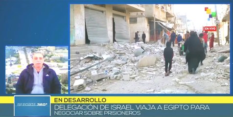 Representantes de Hamás e Israel negocian nueva tregua en Gaza