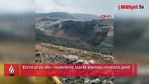 Erzincan'da altın madeninde toprak kayması! Göçük altında işçiler var
