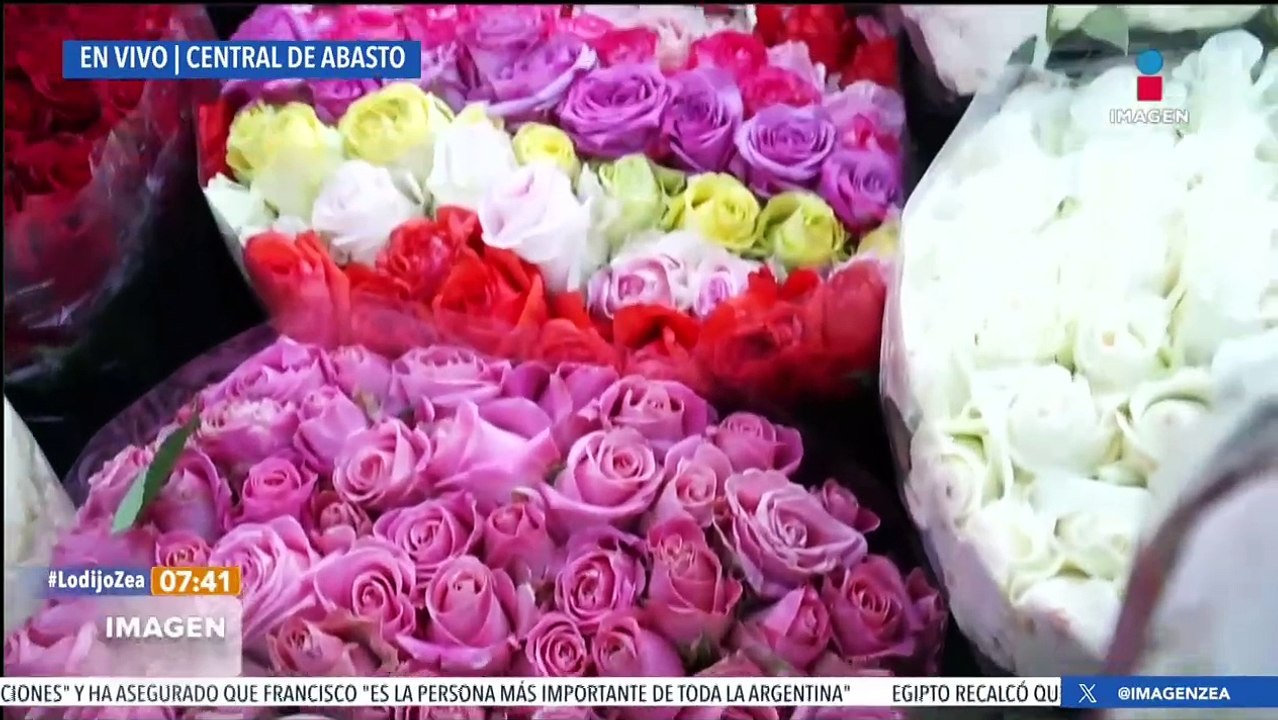 Así el precio de las flores en la Central de Abasto de la CDMX