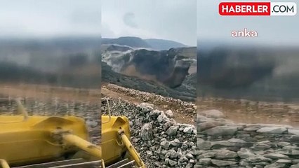 Erzincan'da Altın Madeni'nde Toprak Kayması