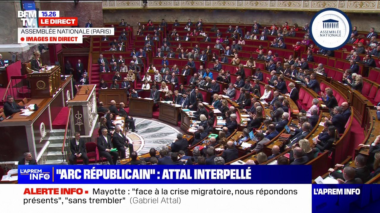 Gabriel Attal interpellé par Cyrielle Chatelain (EELV): "Allez-vous continuer à faire passer des lois qui reprennent le programme de Jean-Marine Le Pen?"