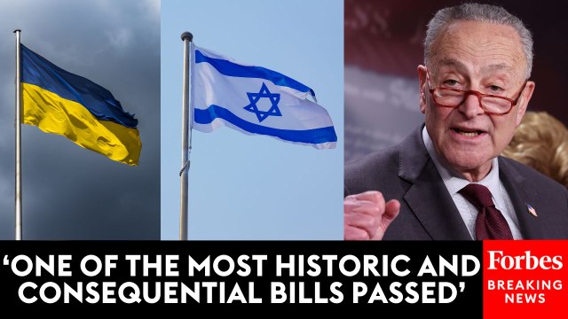 BREAKING: Chuck Schumer Holds A Briefing After Senate Passes Aid Bill For Ukraine, Taiwan, Israel
