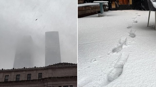 Heavy snow blankets New York City as winter storm warning issued