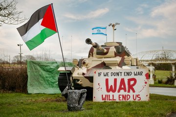 British Ironwork Centre's new anti-war sculpture