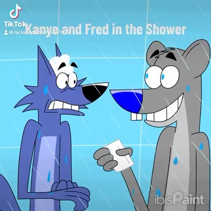 Johnny & Friends: Kanye and Fred in the Shower in Speedpaint