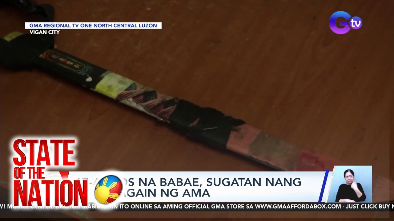 17-anyos na babae, sugatan nang pagtatagain ng ama | SONA